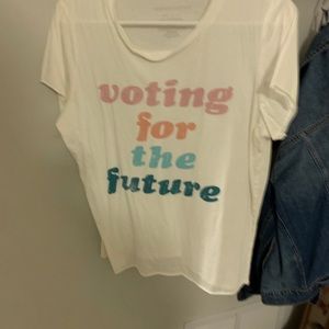 Voting for the Future Tee shirt